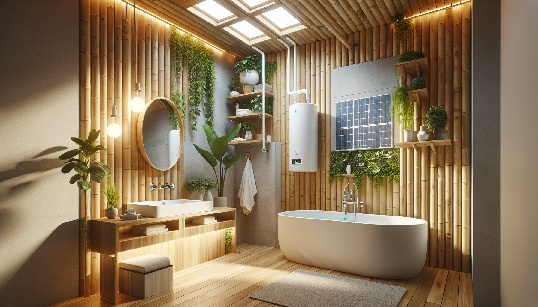 Umweltfreundliche Materialien und Technologien für Badezimmer