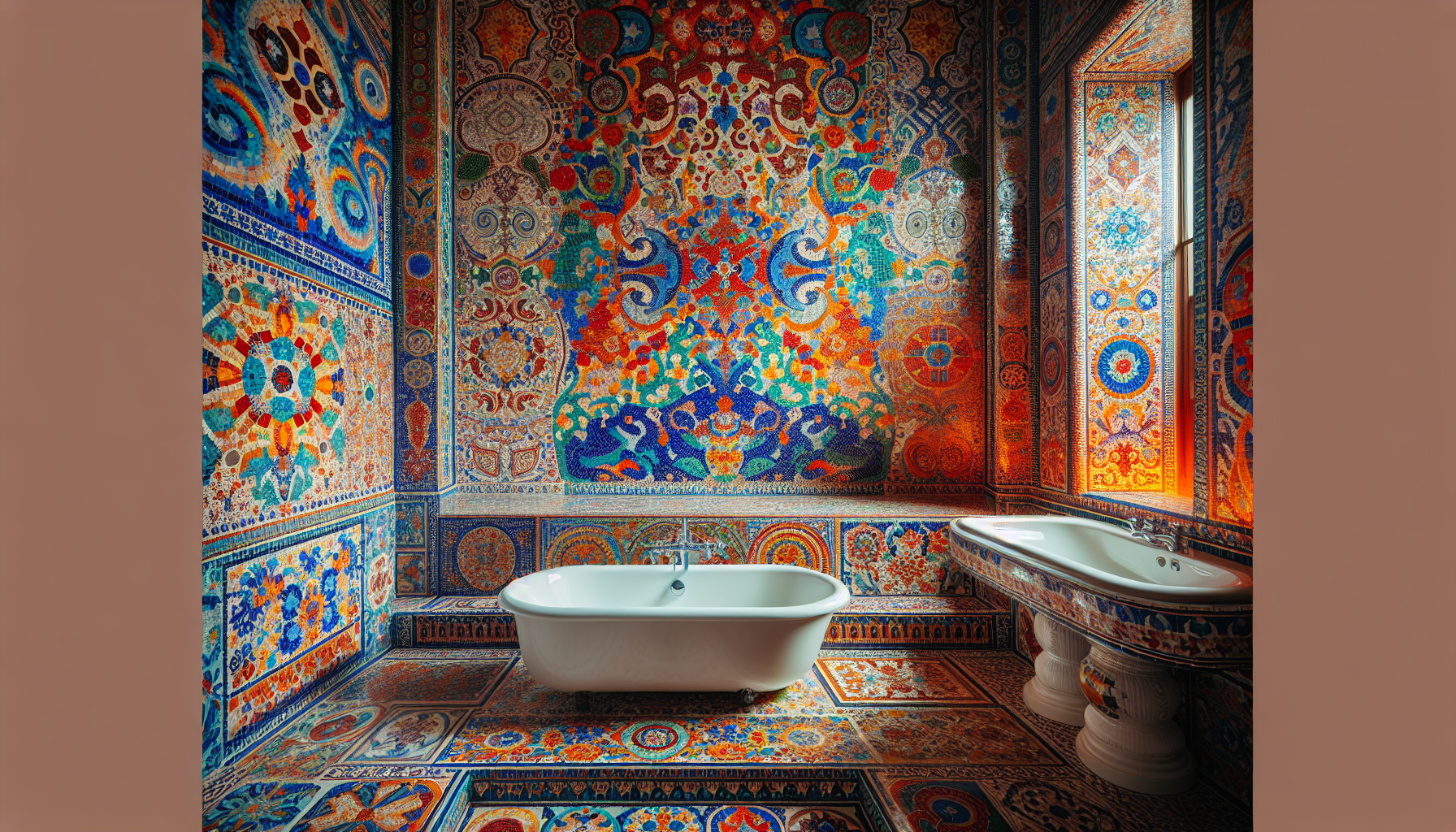Mosaikfliesen als kreative Gestaltungselemente im Badezimmer