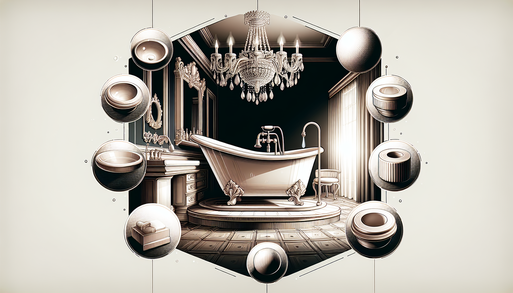 Keramik und Porzellan als klassische Materialien in Badeinrichtungen
