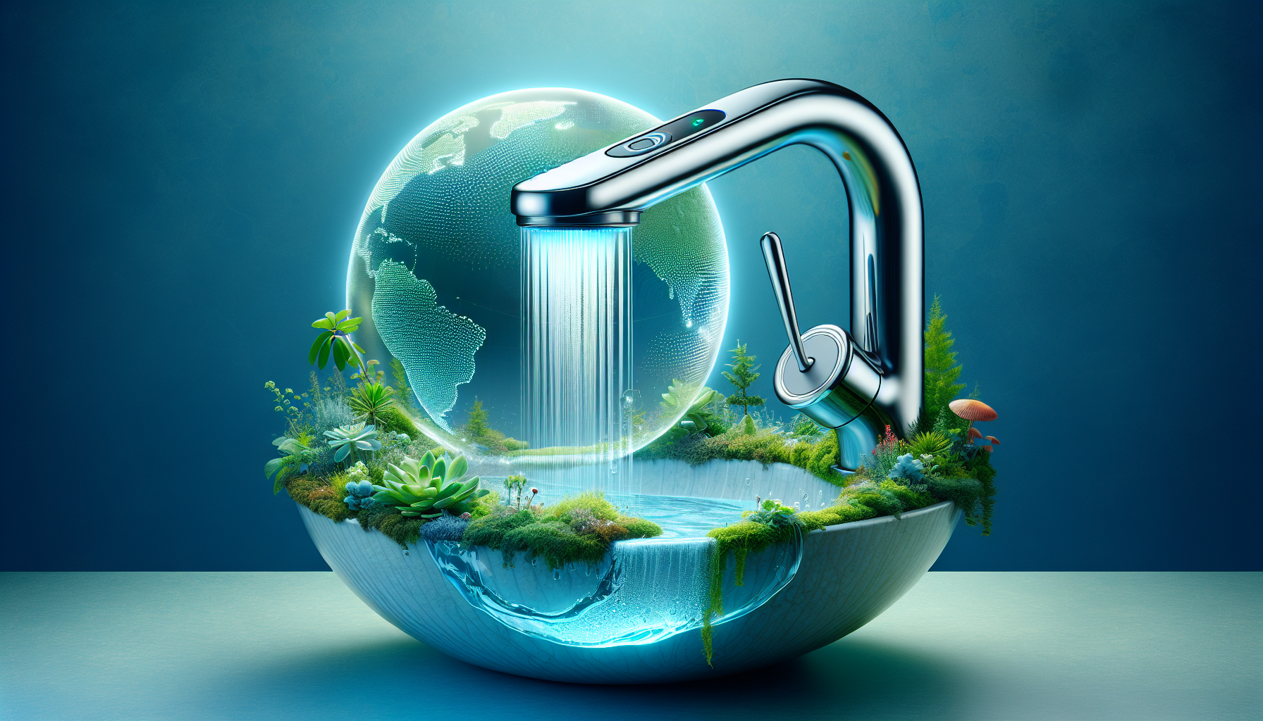 Reduzierter Wasserverbrauch durch Sensorarmaturen