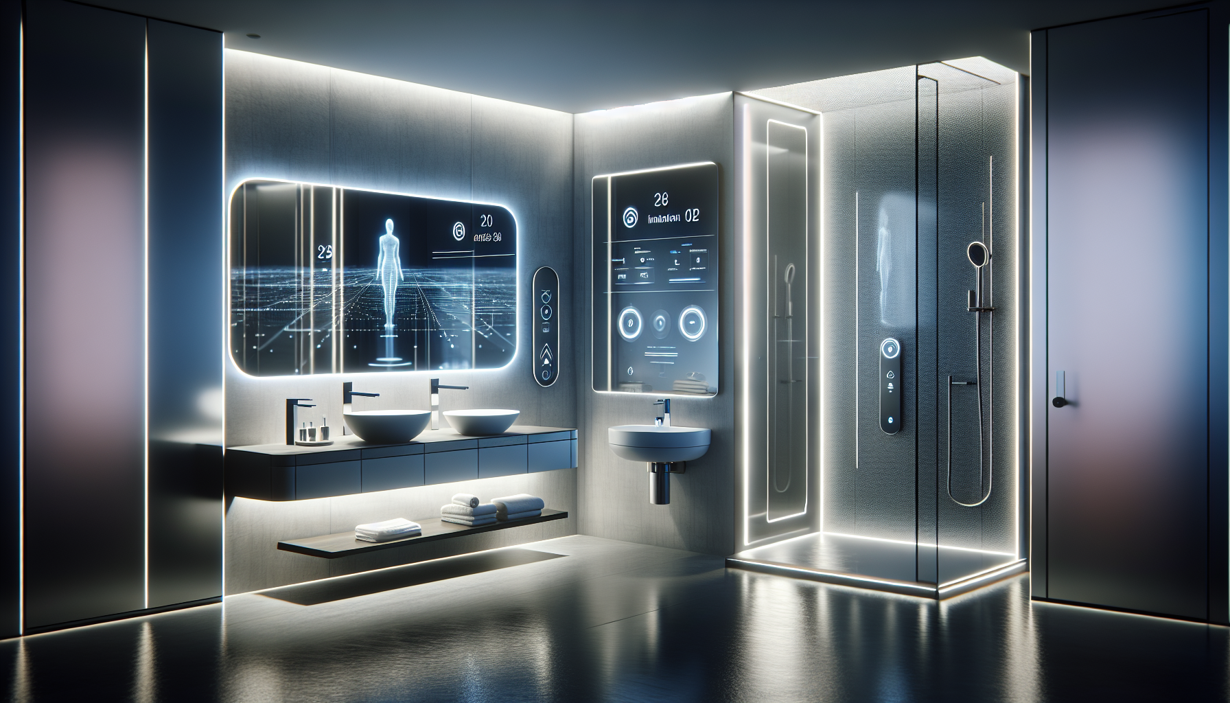 Moderne Smart Home-Technologien im Badezimmer