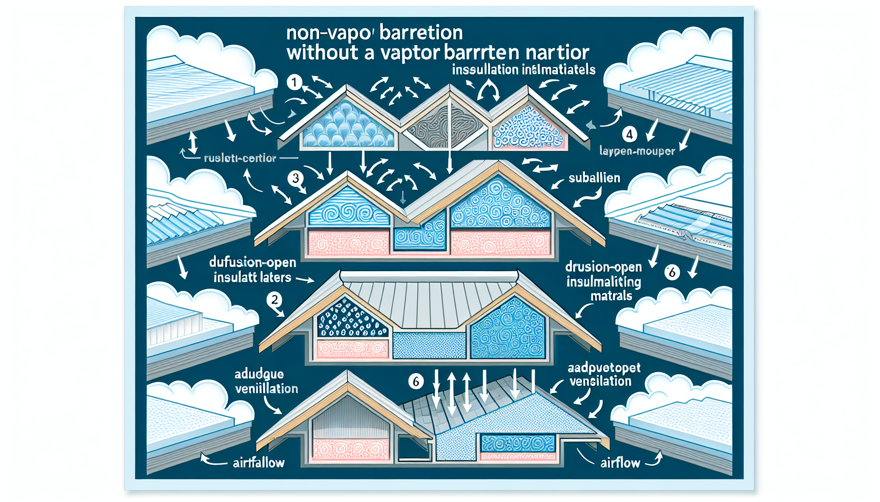 Dachdämmung ohne Dampfsperre - Möglichkeiten