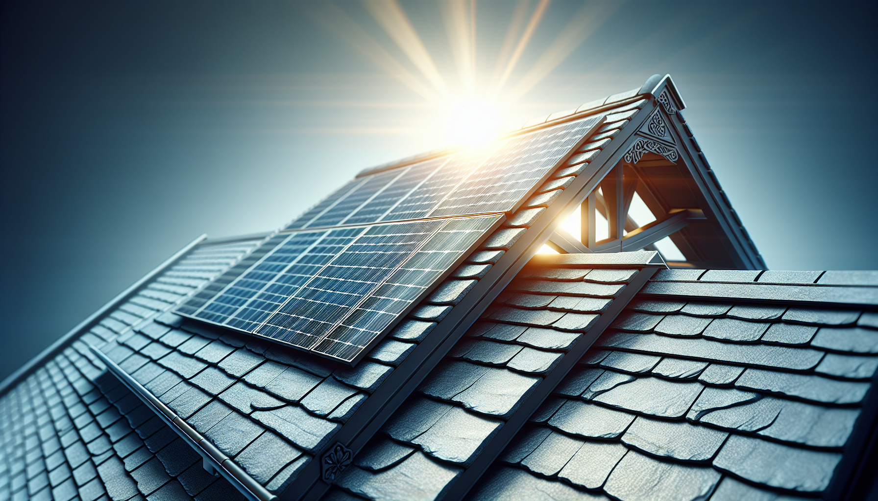 Anforderungen an das Dach für eine erfolgreiche Integration von Photovoltaik - Illustration eines stabilen und haltbaren Dachs