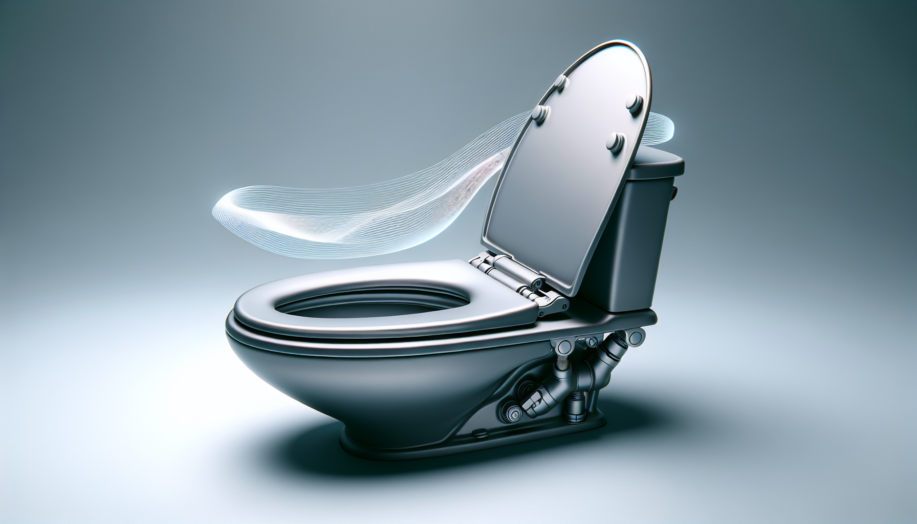 Illustration eines robusten und bequemen WC-Sitzes für erhöhte Toiletten