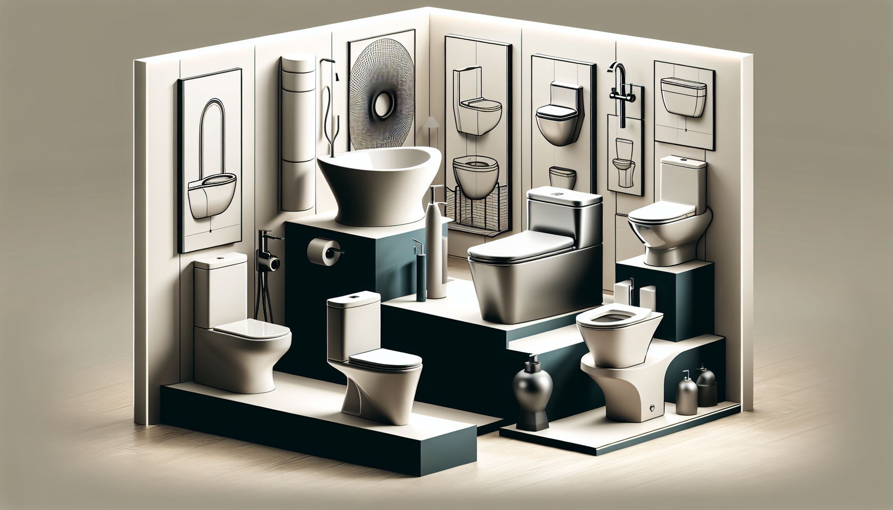 Ästhetisch ansprechendes Design von spülrandlosen WCs