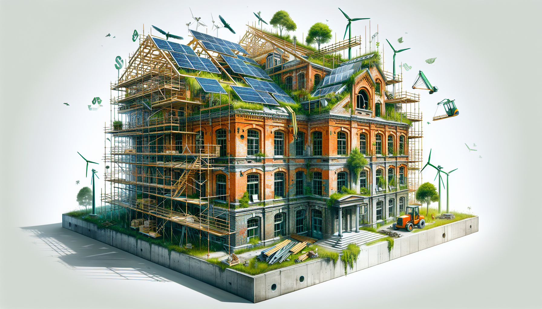 Nachhaltige Altbausanierung: Umweltverträgliche Baustoffe und energieeffiziente Systeme