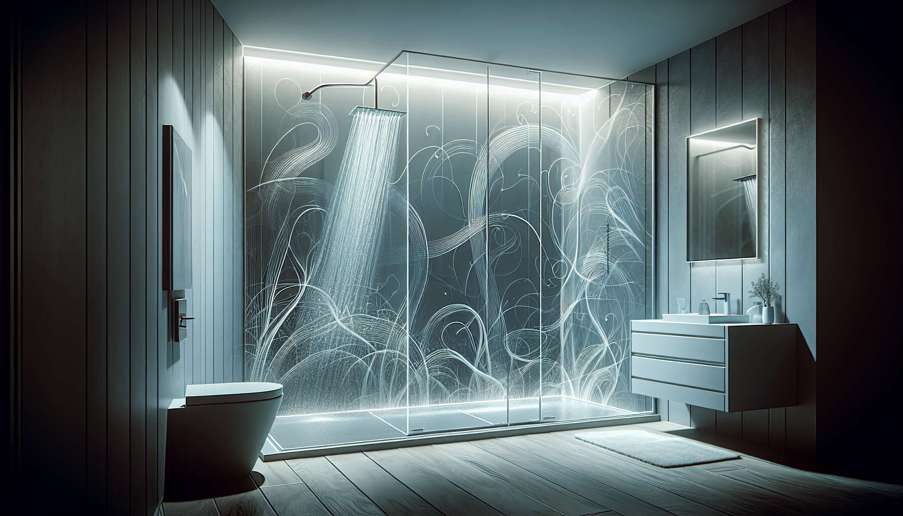 Moderne Badezimmer mit innovativen Duschkonzepten