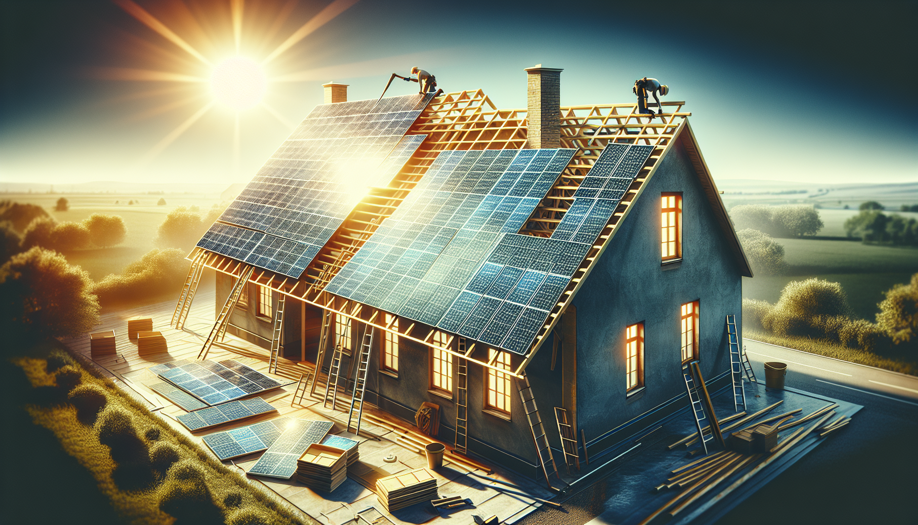 Integration von Solartechnik bei der Dachsanierung