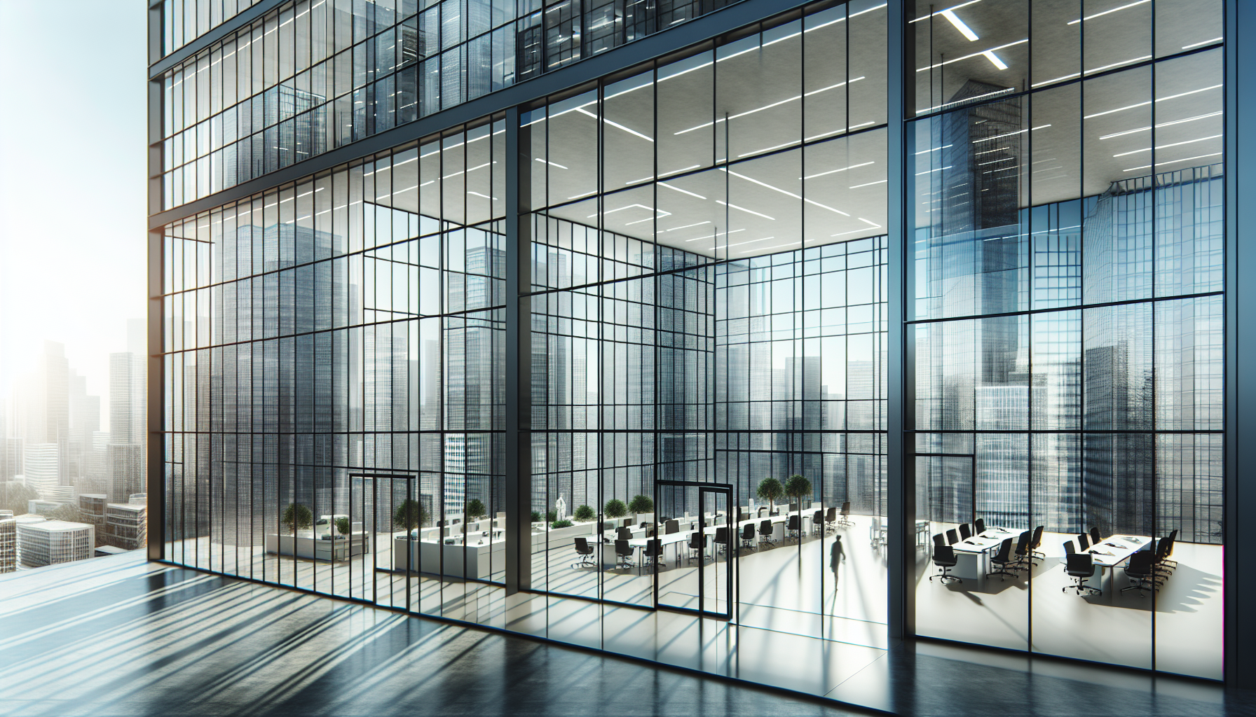 Einsatzbereiche von festverglasten Fenstern in Bürogebäuden