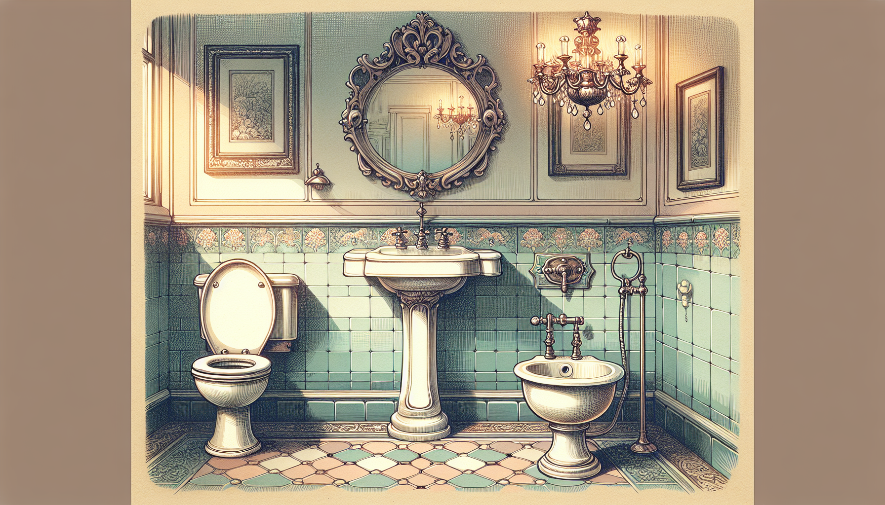 Retro-Stil im Badezimmer: Toiletten und Bidets