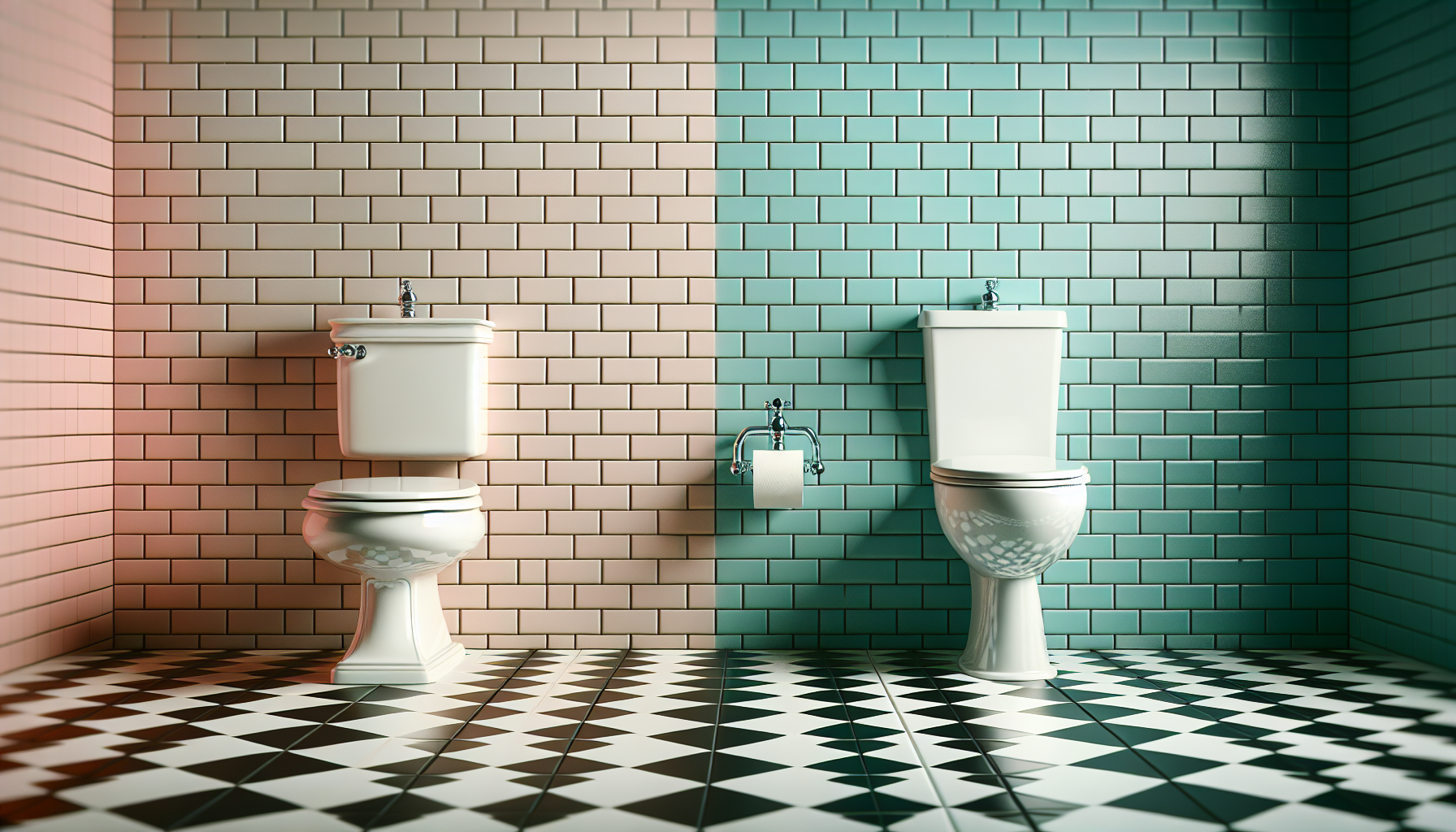 Typen von Retro WCs: Stand-WC und Hänge-WC
