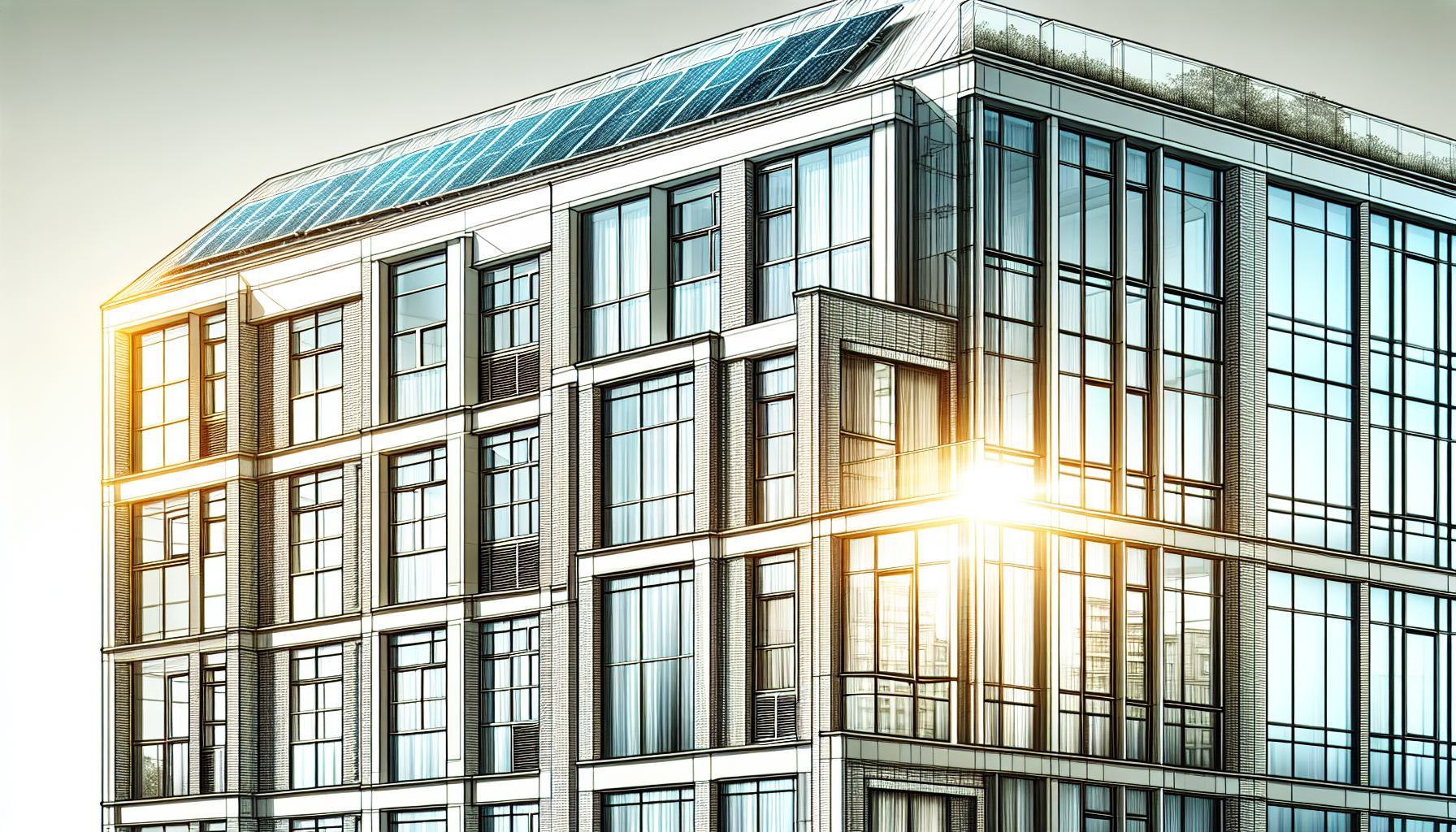 Energieeffizienz steigern: Heizung, Fenster und Dämmung. Eine energetisch sanierte Fassade mit neuen Fenstern und Dämmung.