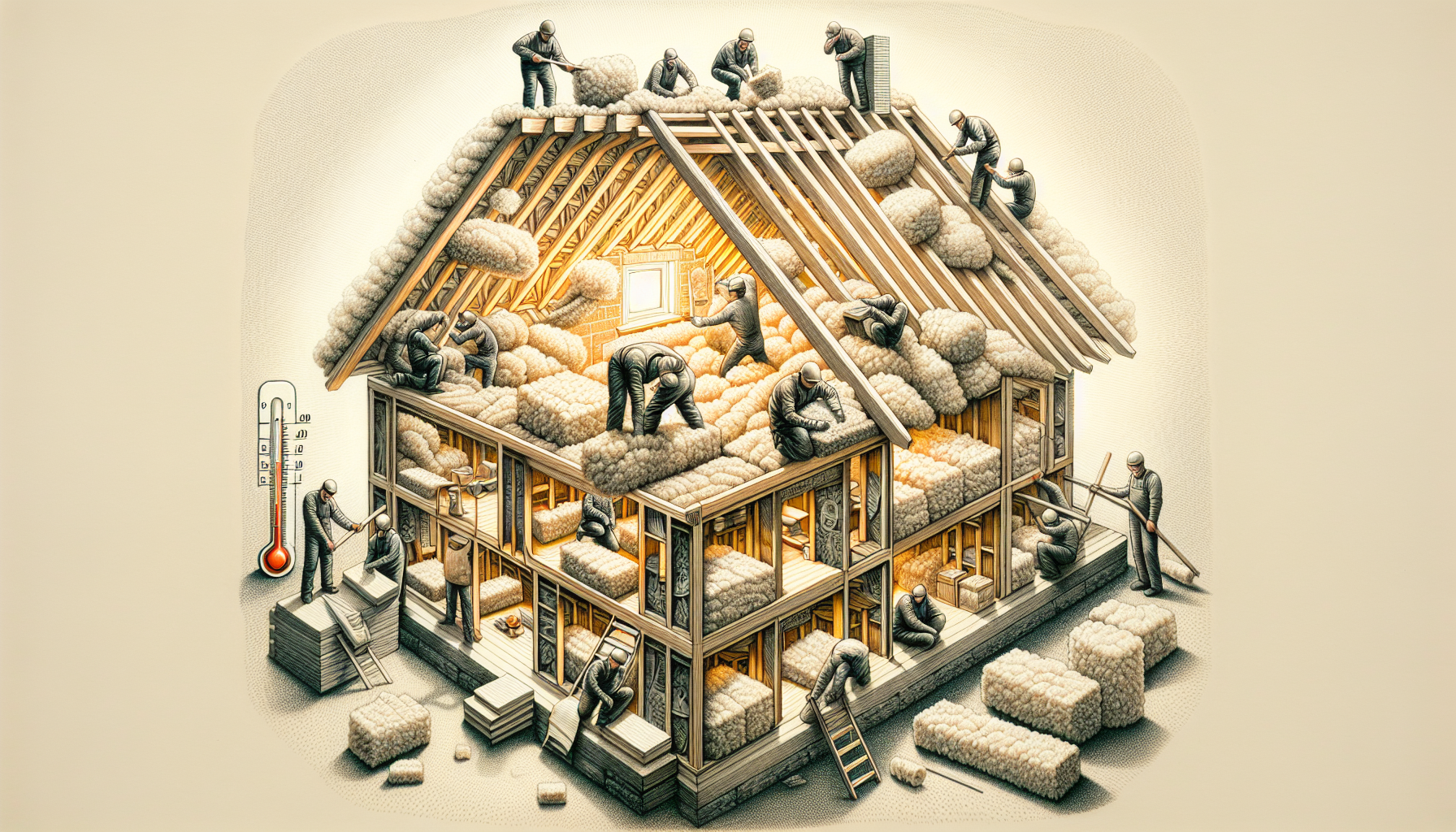 Dämmung als Schlüsselelement im Dachinnenausbau