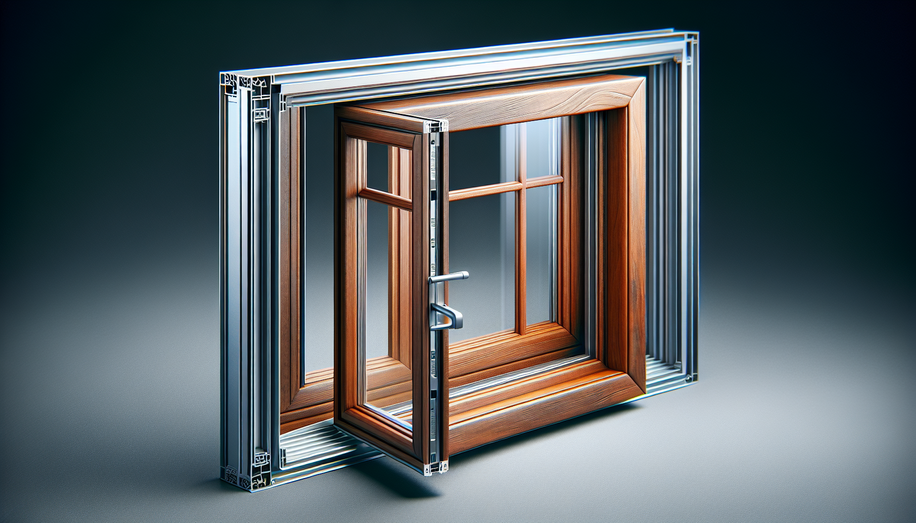 Holz-Alu Fenster: Kombination aus Vollholz und Aluminium