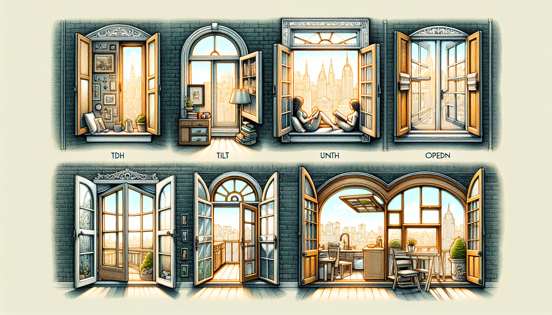 Verschiedene Fenstertypen im Überblick