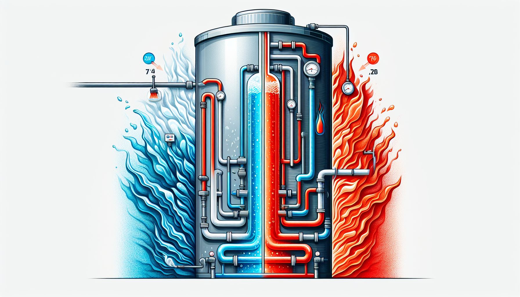 Unregelmäßige Wassertemperatur in der Warmwasserversorgung - warmwasserspeicher defekt symptome