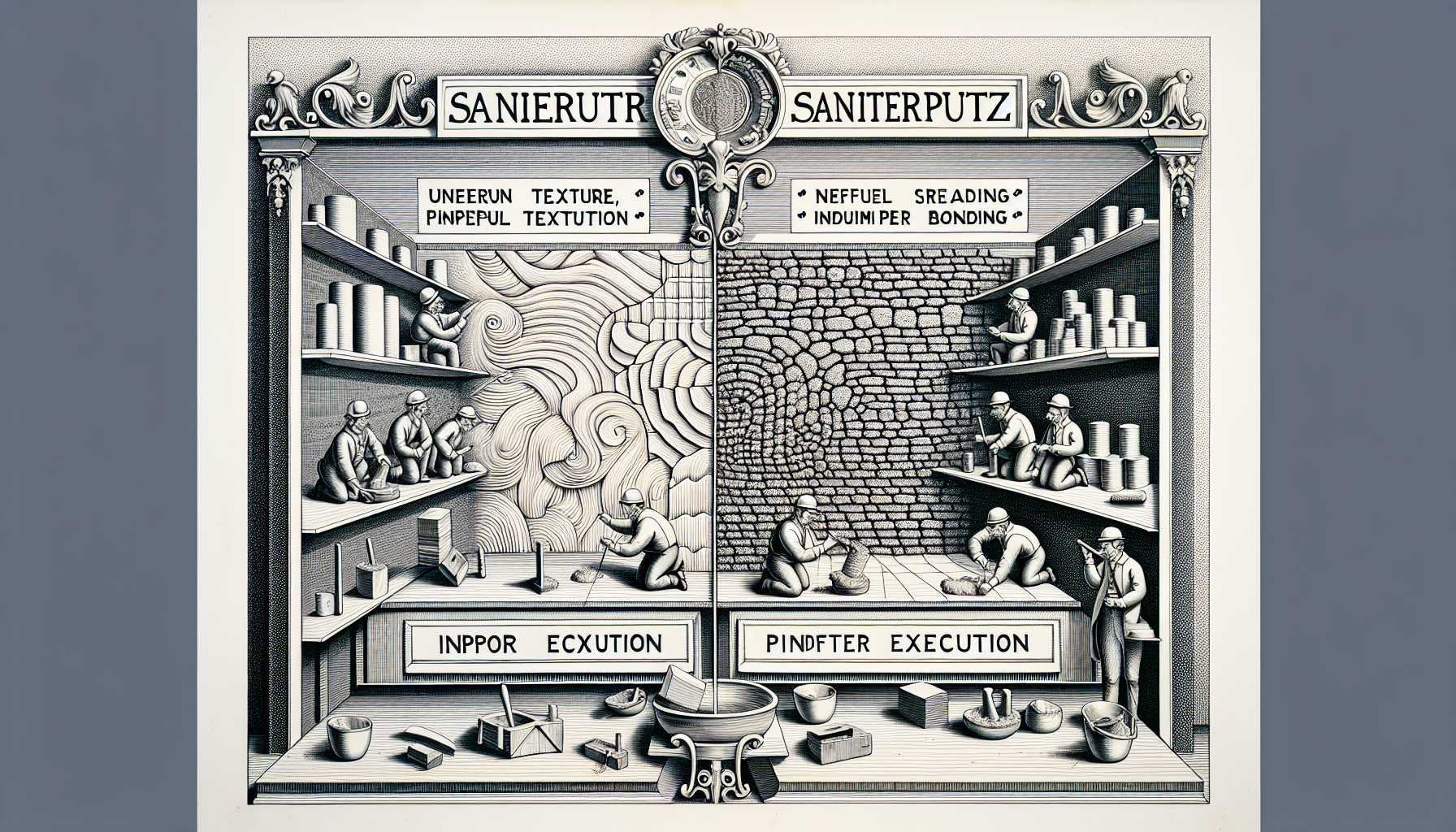 Fehlervermeidung bei der Verwendung von Sanierputz