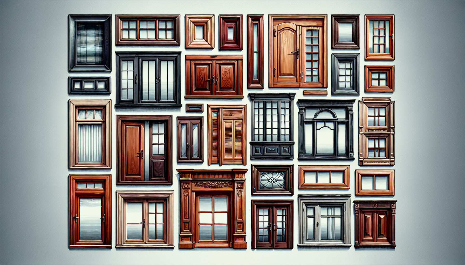 Vielfältige Gestaltungsmöglichkeiten mit Holzoptik-Fenstern