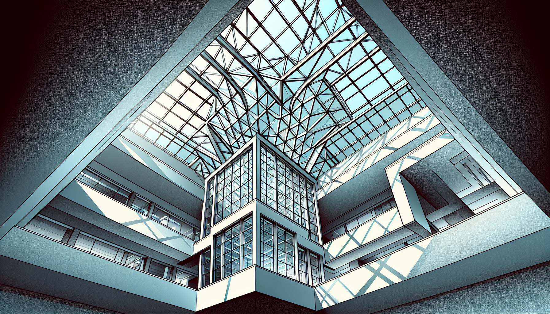 Illustration der harmonischen Verbindung zwischen Dachfenster und Architektur