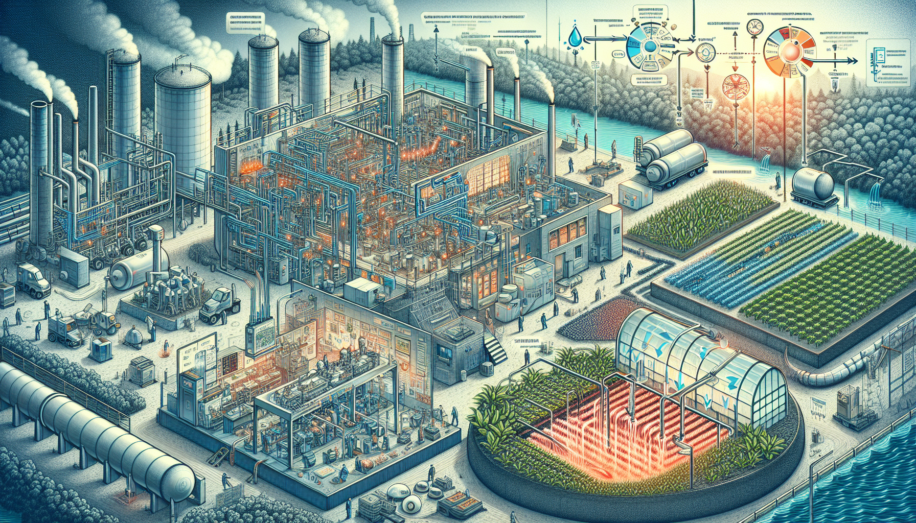 Beispielanwendungen von Grundwasser-Wärmepumpen in der Industrie.