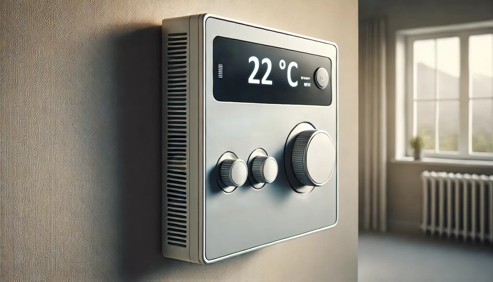 Ein Thermostat. 