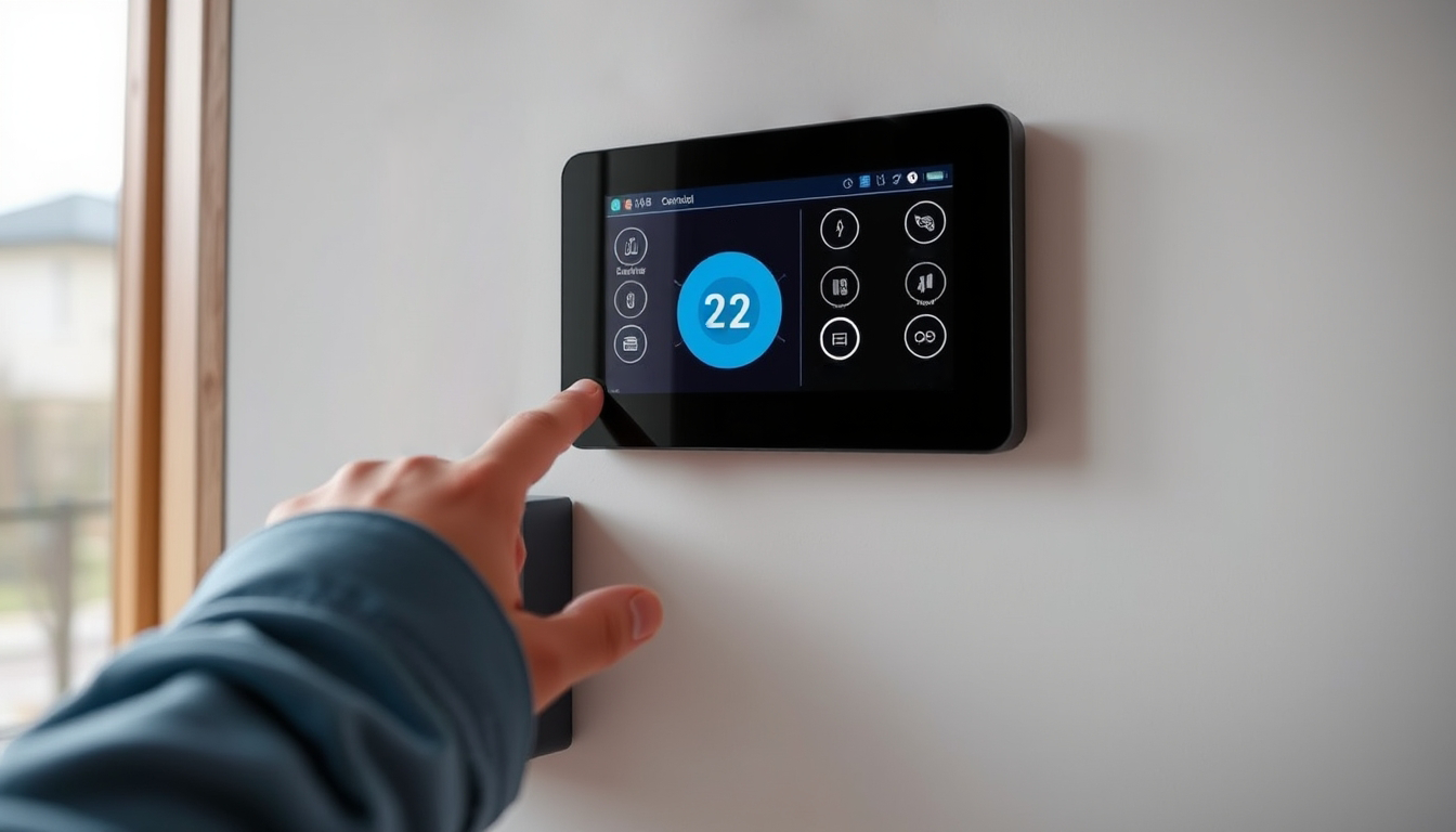 Ein Smart-Thermostat