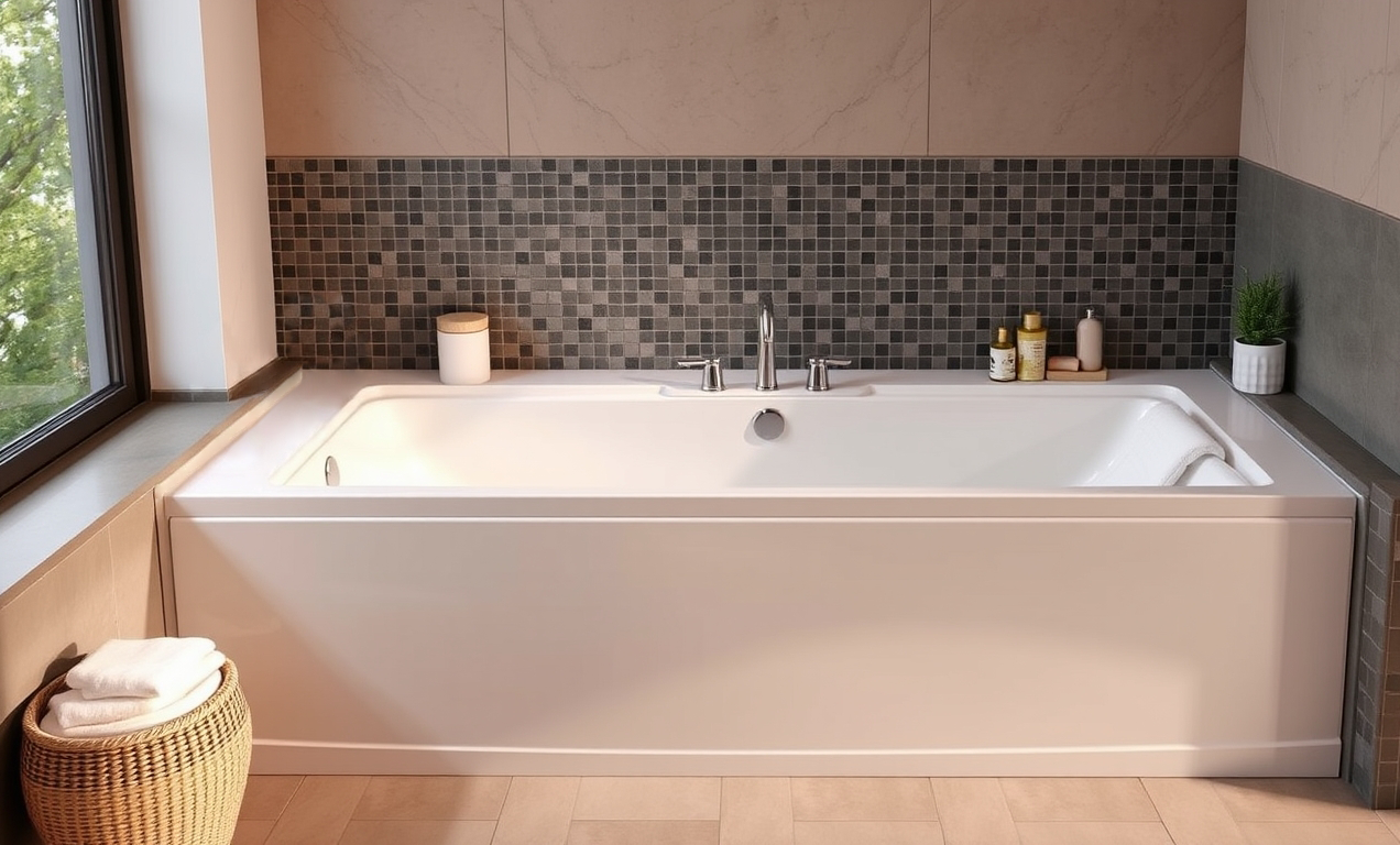 Eine Badewanne