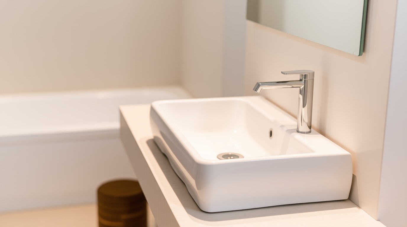 Vorteile von Keramik Waschbecken in einem Badezimmer.